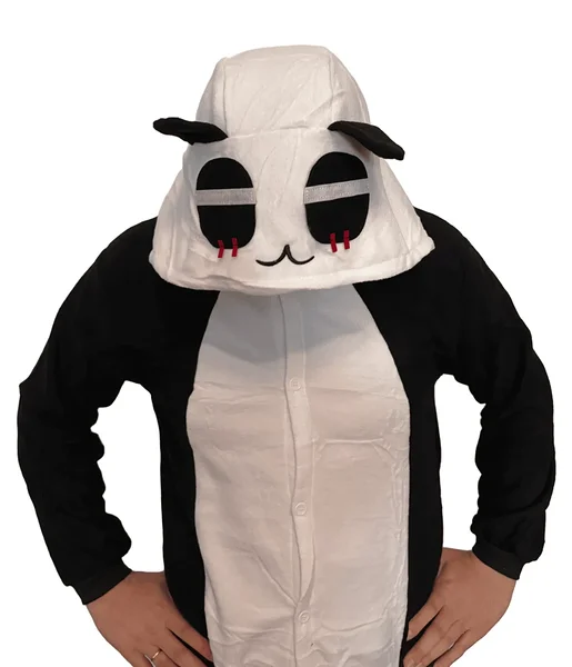 Hirmus panda kostüüm