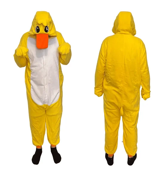 Pardi või tibu kostüüm täiskasvanule / kollane looma kostüüm XL