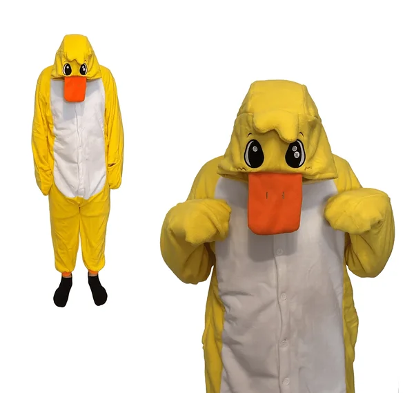 Pardi või tibu kostüüm täiskasvanule / kollane looma kostüüm XL