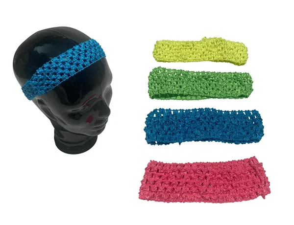 Neon headband for a retro party