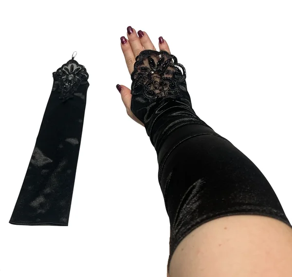 Loose-end gloves for Gatsby-style parties / theater
