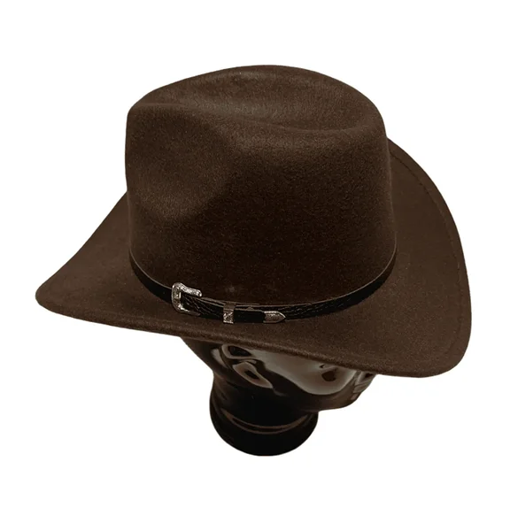 Tumepruun kauboi kaabu