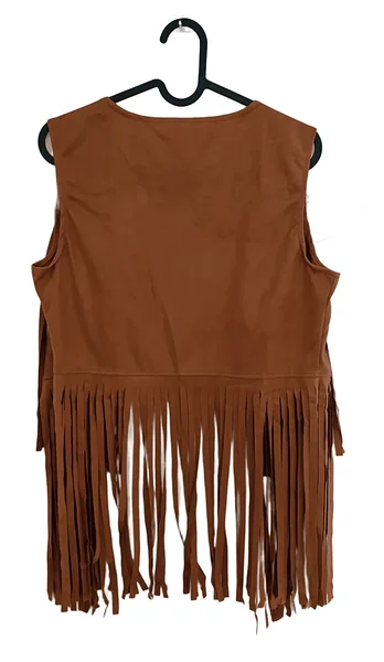 Pruun narmastega vest Wild West’i stiilipeole