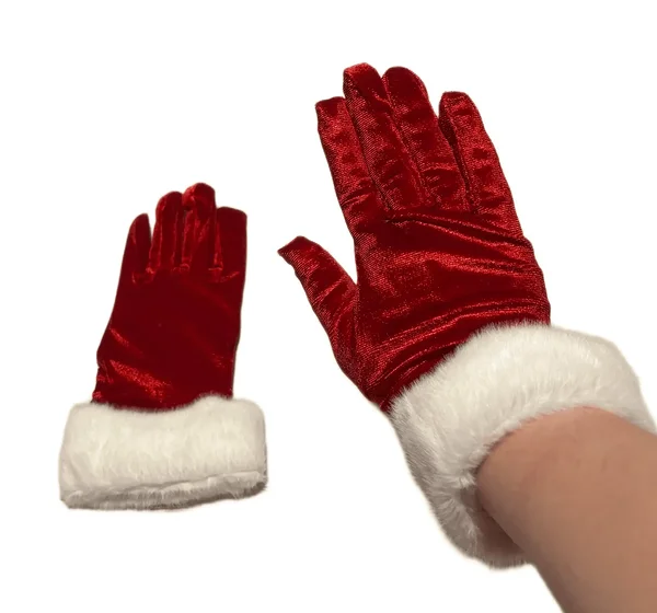 Kindad jõuluvana või päkapiku kostüümi juurde