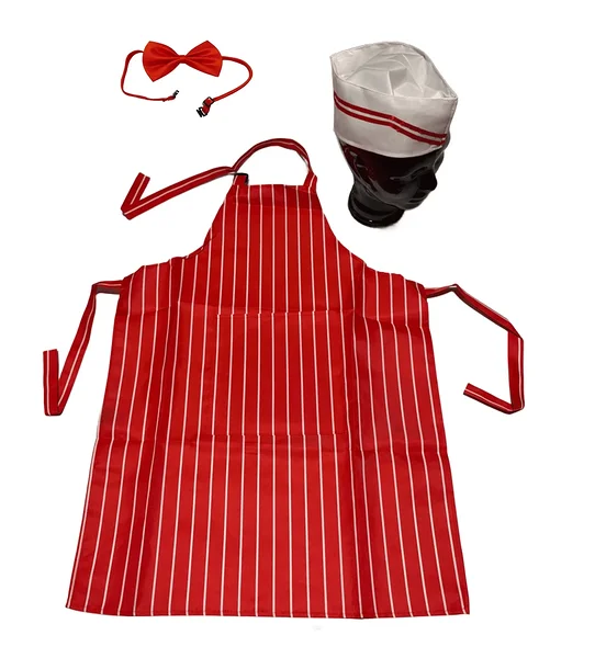 Retro ettekandja kostüüm / hamburgerirestorani põll ja müts