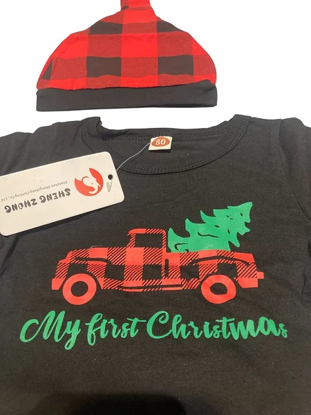 Baby Christmas outfit: My First Christmas