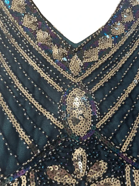 Tumeroheline Gatsby stiilis kleit s L (M/XL)