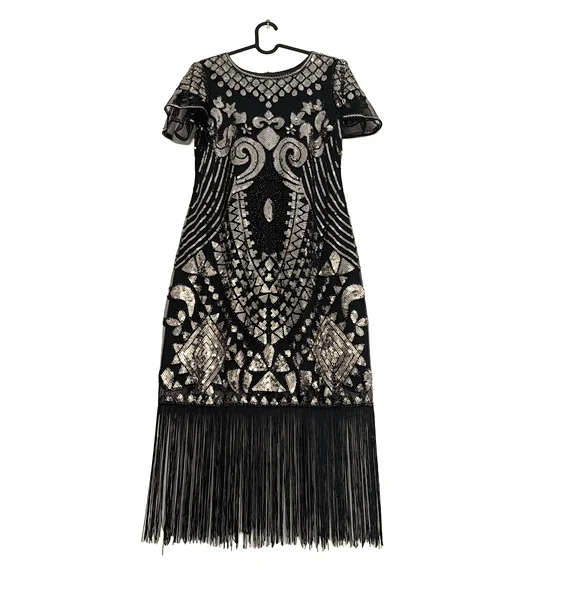 Tumeroheline narmastega ja litritega pidulik kleit suurus S (XS/M)