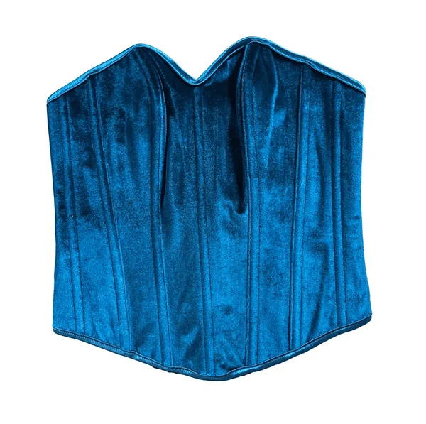 Korsett top / pluus / gooti sametine moekorsett