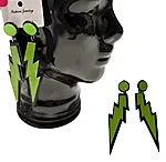 Rohelised kõrvarõngad ruut