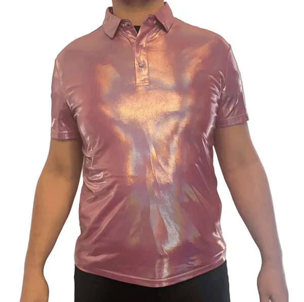 Metallic shirt for men