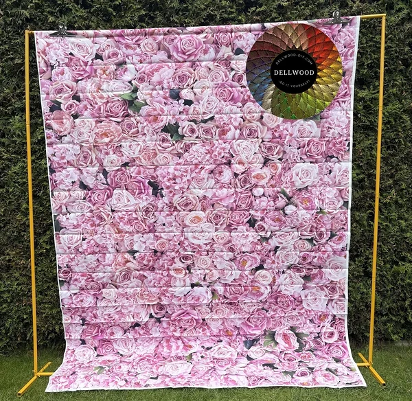  Pink rose photo backdrop