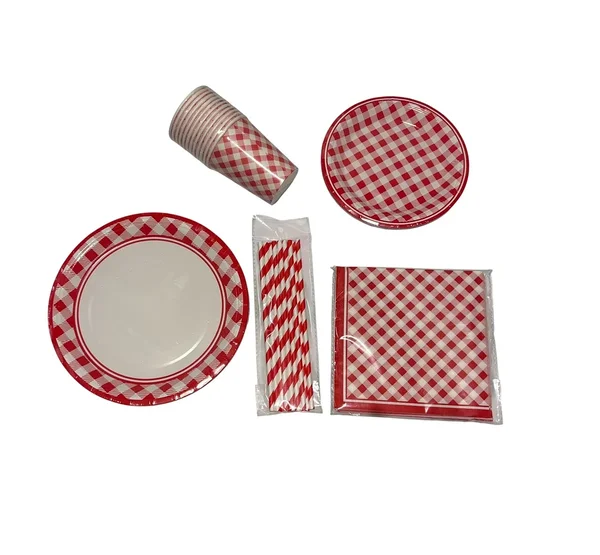 Retropeo nõud / papptaldrikud / papptassid retro peole