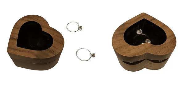 Kahe sõrmuse karp pulma