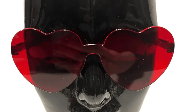 Punased südamekujulised prillid tüdrukuteõhtuks kohe olemas