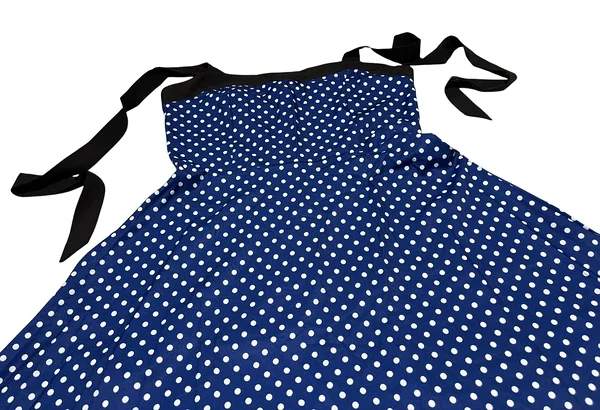 Blue polka dot dress 