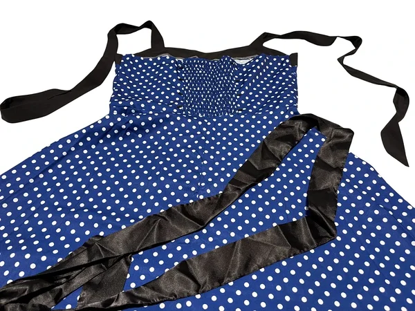 Blue polka dot dress 