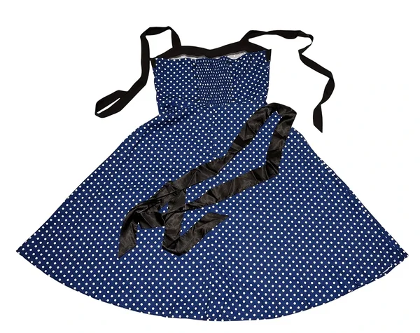 Blue polka dot dress 