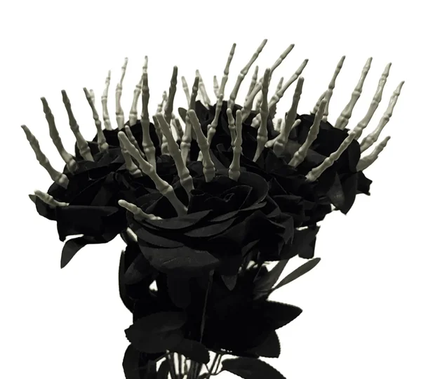 Mustad hirmsad roosid Halloweeniks / must kunstroos