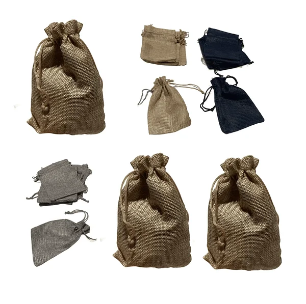 Tekstiilist / kangast pulmameenete kotid / pisikesed kinkekotid riidest