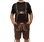 Uued riidest oktoberfesti traksipüksid ruut