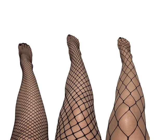 Black fishnet tights