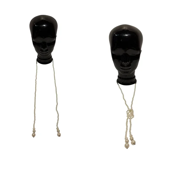 Vintage retro sõlmega kaelakee / pärlikee 1920.ndate stiilipeole