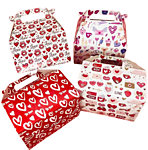 Gift boxes with hearts