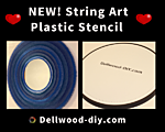 String art mandala plastic patterns