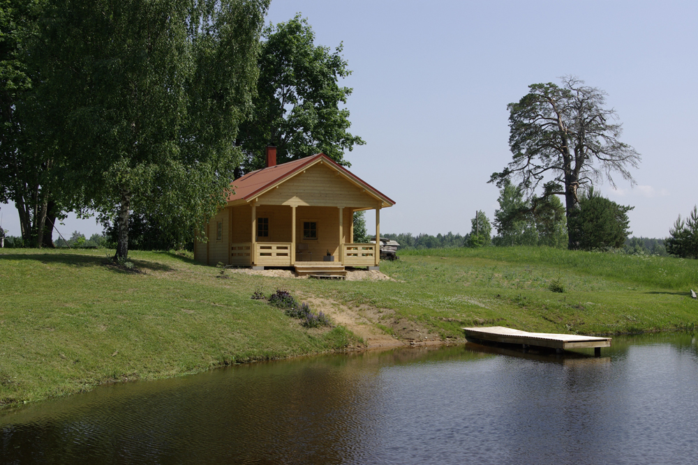 Sauna 570 x 570, with terrace