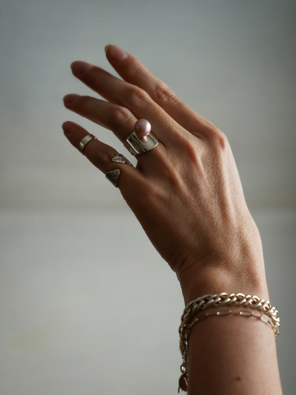 “Barbie” mageveepärliga signature sõrmus 16,5