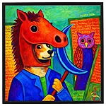 Hobusekostüümis kass