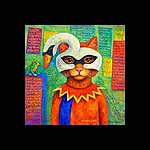 Loomade karneval kass luige kostüümis paspa 1