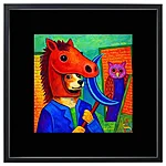 Loomade karneval koer hobuse kostüümis 50x50