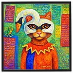 Luigekostüümis kass