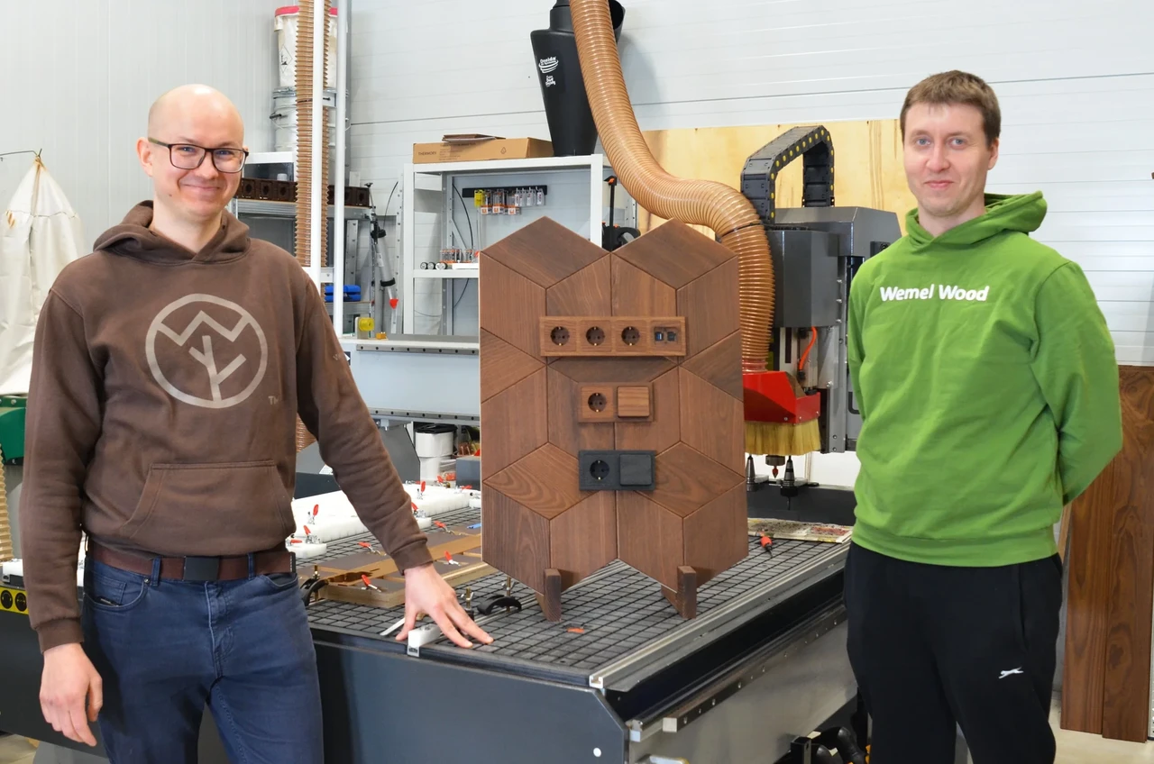 Wemel Woodi asutajad Karl Haljasmets ja Priit Lill