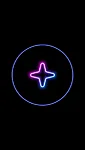 Pink and blue neon gradient minimalist instagram story highlight cover (5)