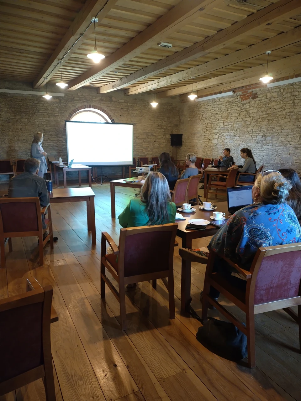 Tuleviku maaelu õppepäev Angelika Nöpsi juhendamisel põllumajandustoetustest. Foto: Piret Väinsalu 