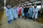 Parimate karjakasvatajate valimise komisjon kandidaate külastamas. Hummuli Agro  OÜ. Foto: MES