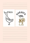 Pastel roses notes page a4 stationery (30)