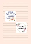 Pastel roses notes page a4 stationery (4)
