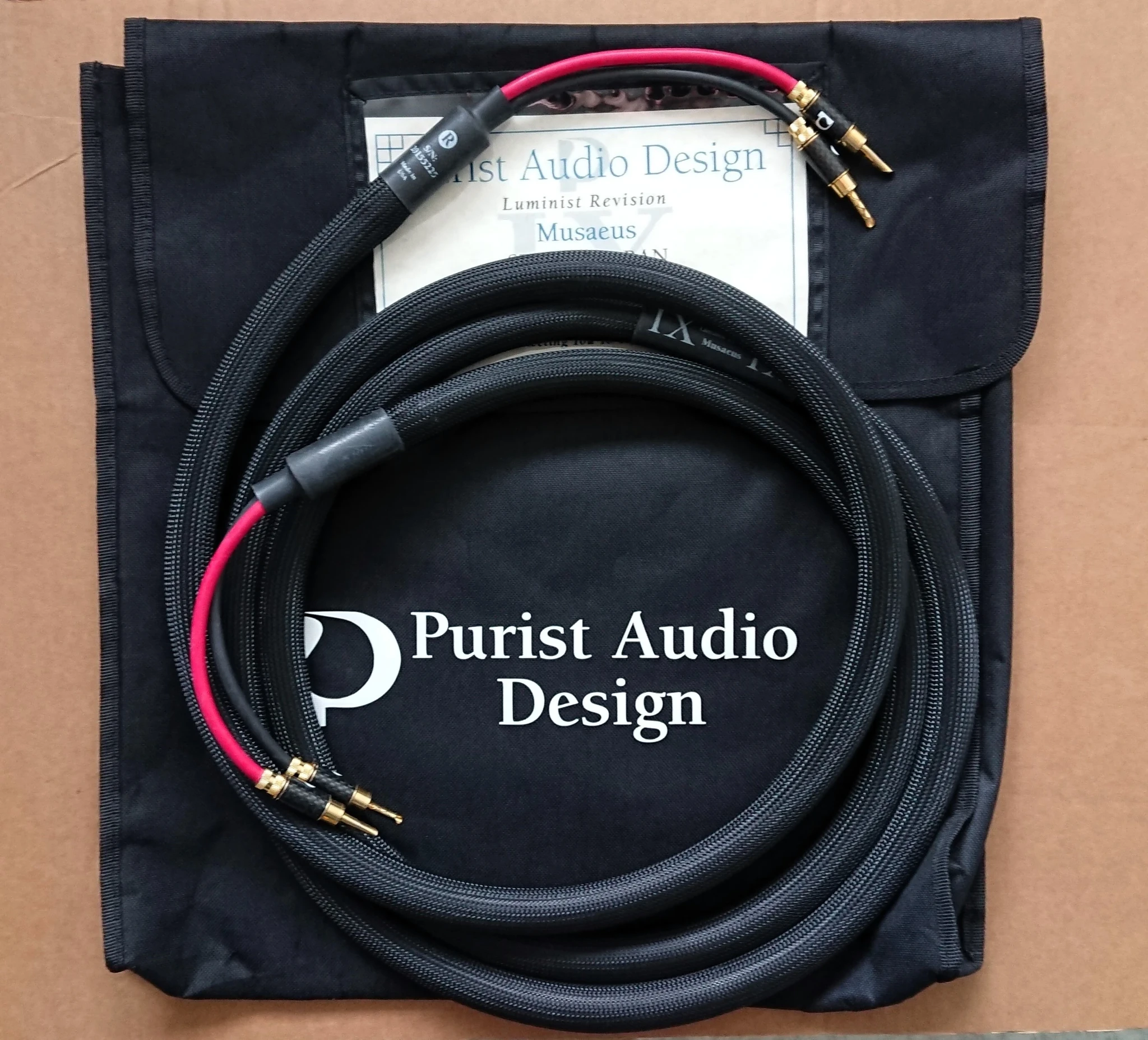 purist audio musaeus ix kõlarikaablid