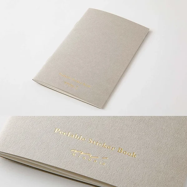 kleepsualbum Midori Sticker Book Gray