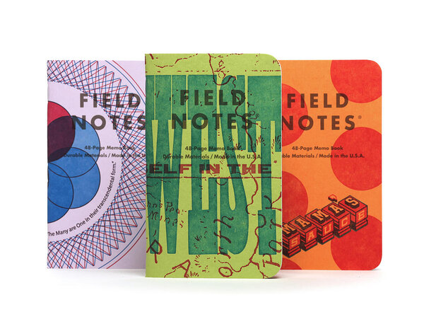 United States of Letterpress 3-Pack A, Field Notes