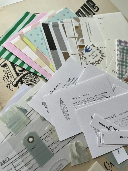 Collage Kit: Cream with soft colors