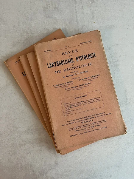 [vintage] prantsuse meditsiiniajakiri 1920ndatest