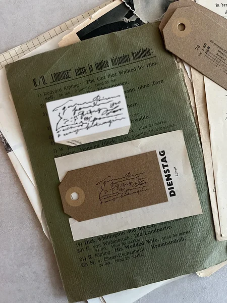 rubber stamp Constellation (#10), Lamp x Paperi