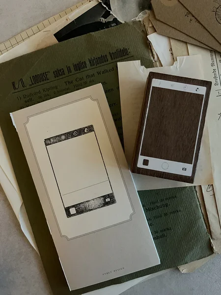 rubber stamp Frames II, Jieyanow Atelier