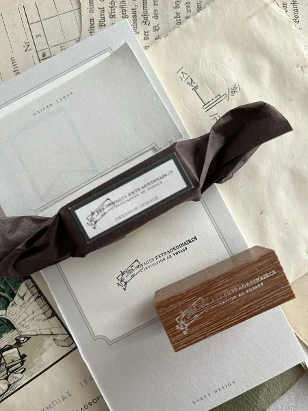 rubber stamp Les Voyages Extraordinaires, Jieyanow Atelier
