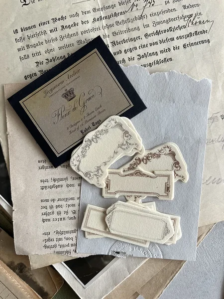 Fleur De Grace Label Tag, Jieyanow Atelier